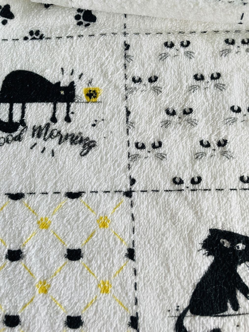 Tessuti: Coupon éponge pour coudre des lingettes lavables - Chat – Nuovo e nell'imballaggio originale da Gland venduto da san_xz5j 3