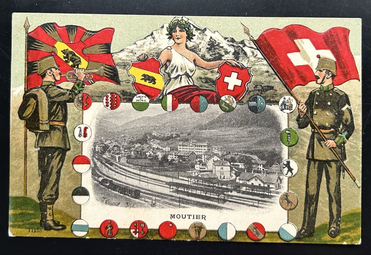 Cartoline postali: Prägekarte Moutier  – Usato da Horw venduto da Tellbub