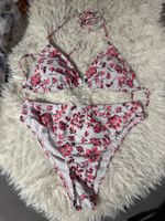Sommer Bikini mit Blumenmuster, Grösse M 👙☀️