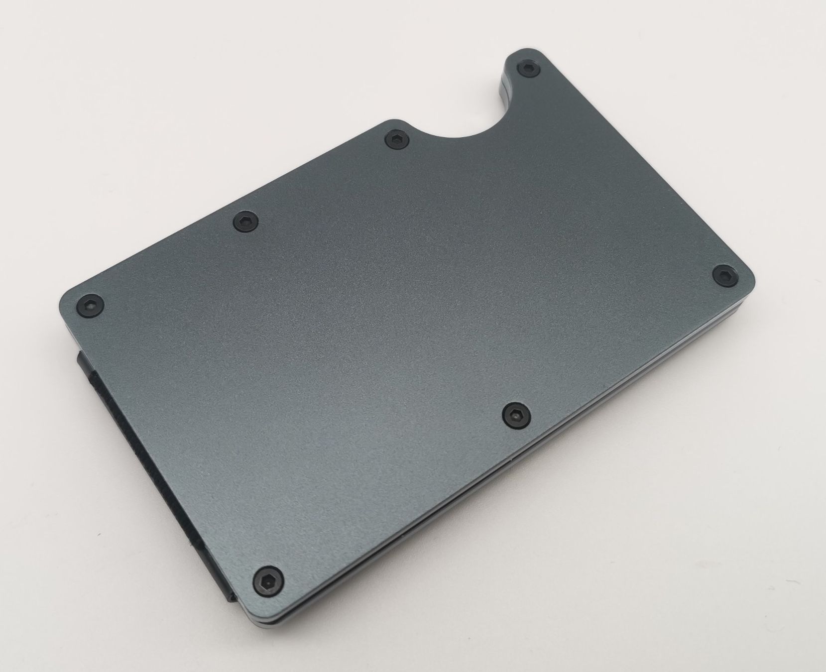 Brieftaschen: Slim Wallet / Kartenetui / Brieftasche - Aluminium / grau – Neu (gemäss Beschreibung) aus Niederglatt ZH von K1r7 1