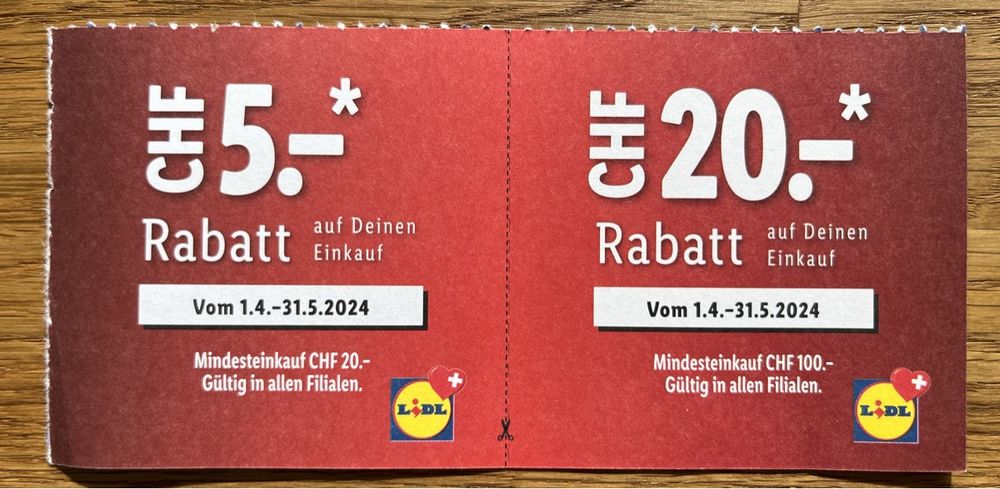 LIDL Gutscheine Kaufen auf Ricardo