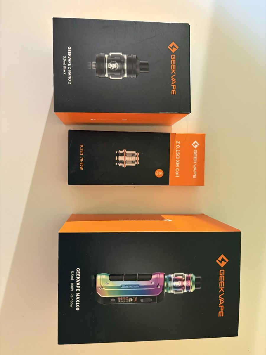 e cigarette discount Geekvape Max100 mit Z Nano 2 Verdampfer, Top Zustand! (D'occasion) à  Lotzwil pour CHF 30 – avec livraison