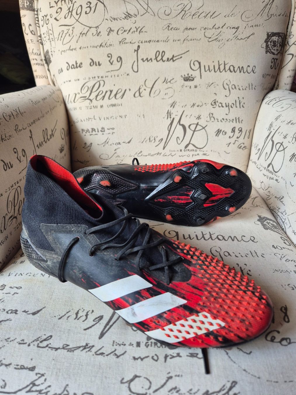 Adidas Herrenschuhe: Adidas Predator Mutator 20.1 Black Active Red – Gebraucht aus Rüthi (Rheintal) von gabrielbru 1