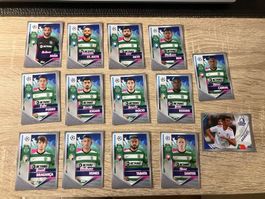 Topps Champions League 2022-23 14x Stickers Sporting Lisboa