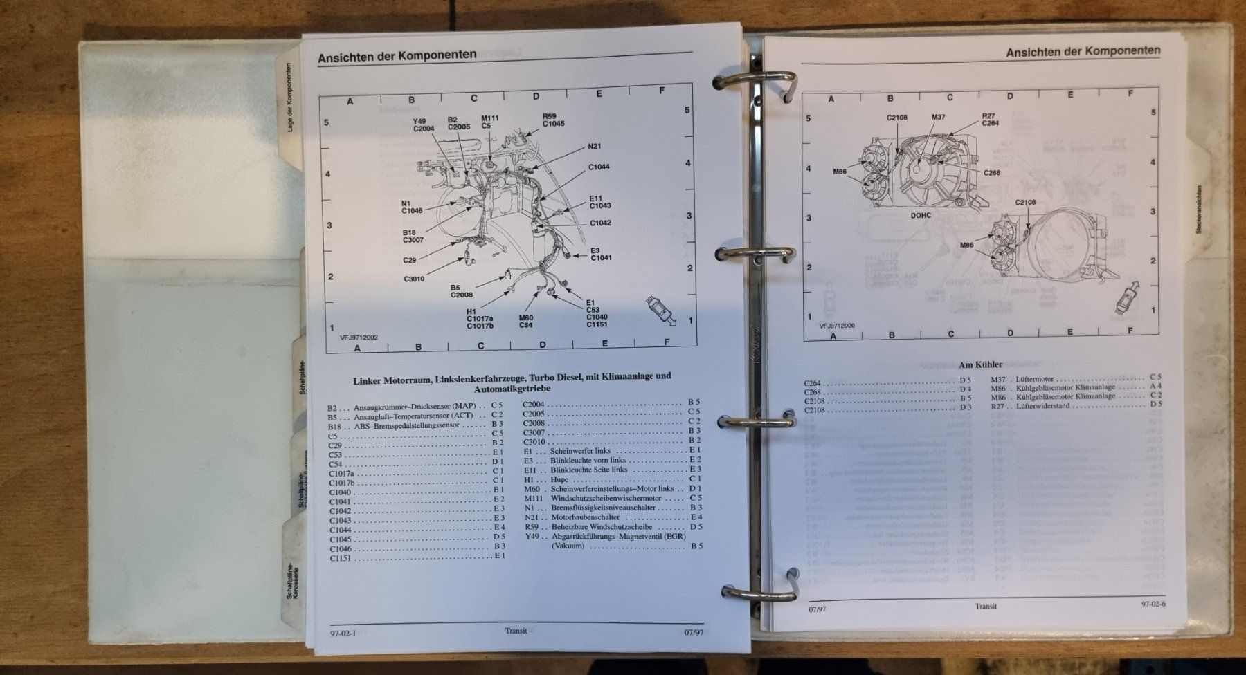 Libri: Ford Transit Schaltpläne '95-'00, Stromlaufpläne Top! – Usato da Aristau venduto da daniel_s_1 5