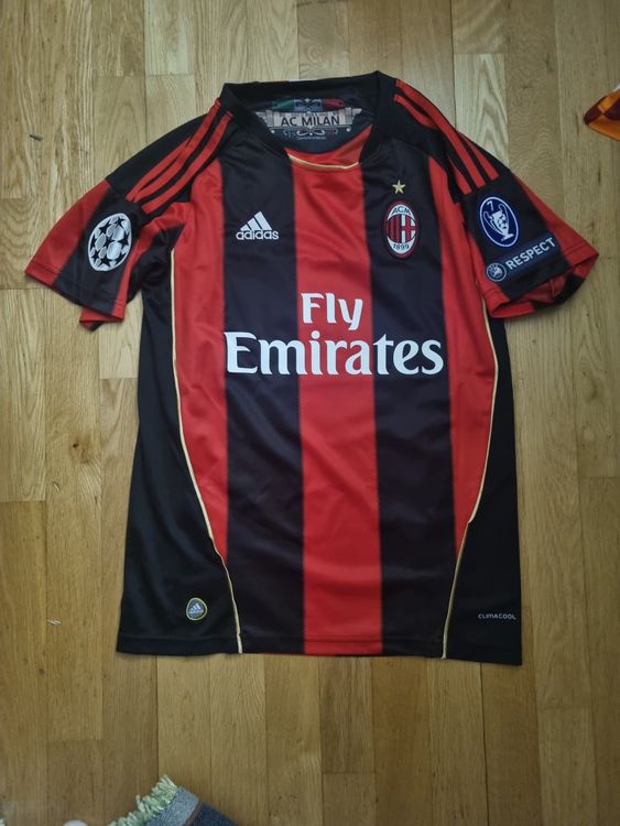 Maillot Vintage AC Milan Mediolanum 80's - Longue - Taille L - Pièce De Collection