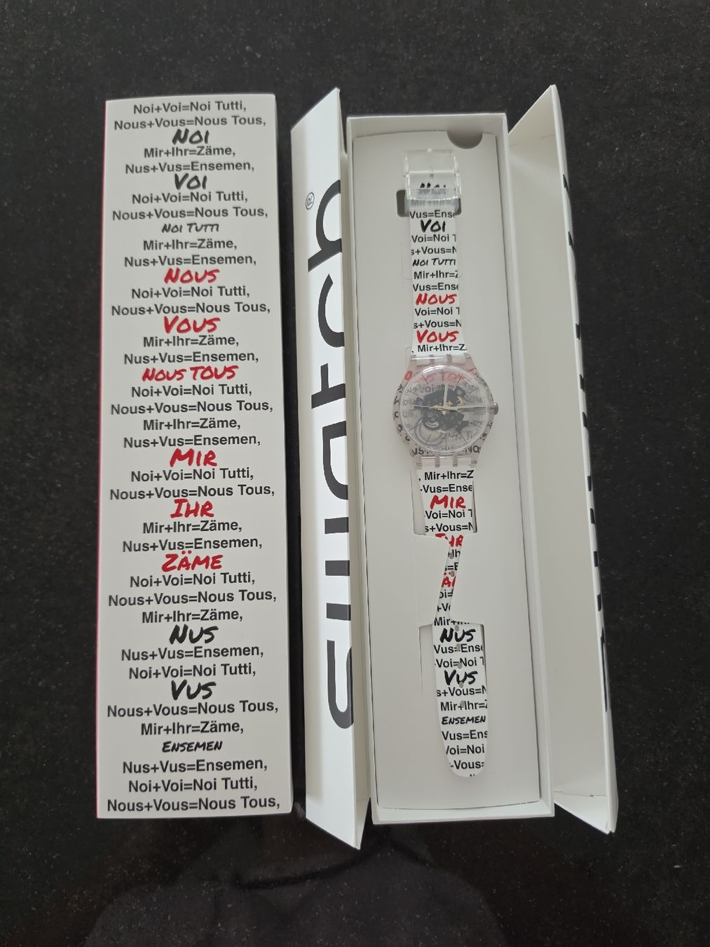 Swatch Bracciali & Braccialetti: Swatch Aktionärsuhr 2026 – Nuovo e nell'imballaggio originale da Steinerberg venduto da MiraEl