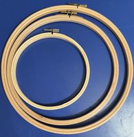 Stickrahmen Set Holz 3 Stück verschiedene Grössen gebraucht