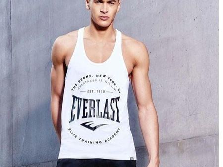 EVERLAST Boxing Herren Stringer Tank Top Weiss NEU OVP XL 🥊