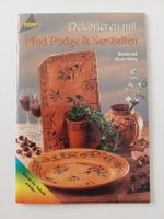 Serviettentechnik. Dekorieren mit Mod.Podge & Servietten