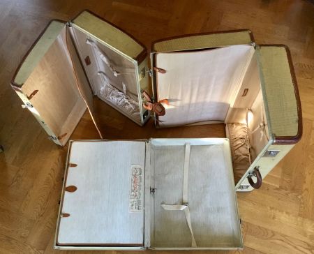 Valises vintage "Victor Luggage" - Lot de 3 pièces rare!