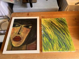2X Schöne Gemälde (58)