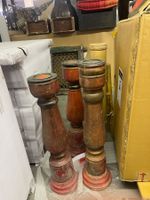 Kerzenständer aus Holz (Set) | LIQUIDATIONSVERKAUF