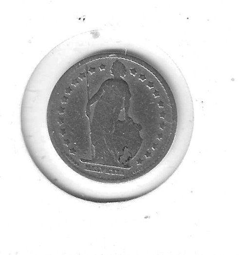 Tutti le monete: Monnaie Suisse: 1 FR 1875 – Usato da Muraz (Collombey) venduto da Resine 1
