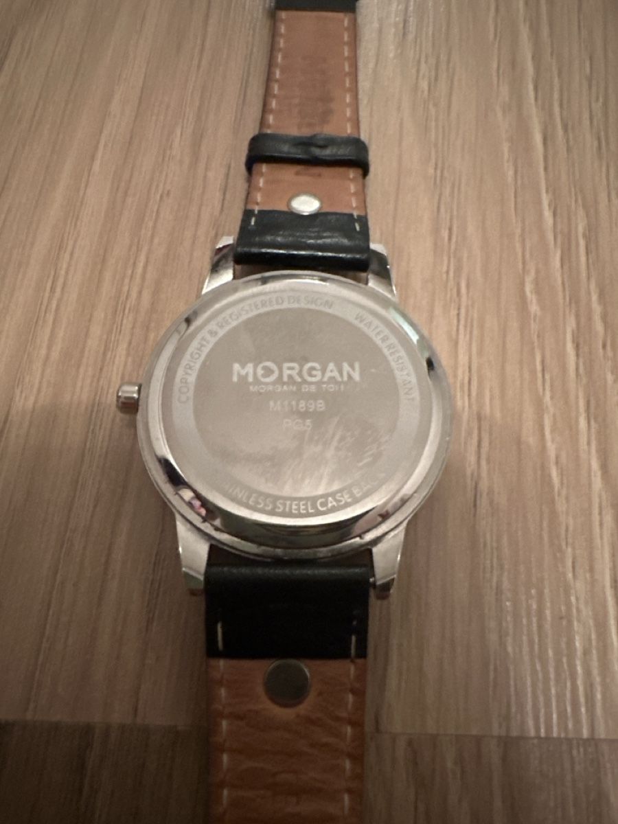 Uhren: Damen Uhr von Morgan schwarz / silber – Gebraucht aus Zug von Hehe 3
