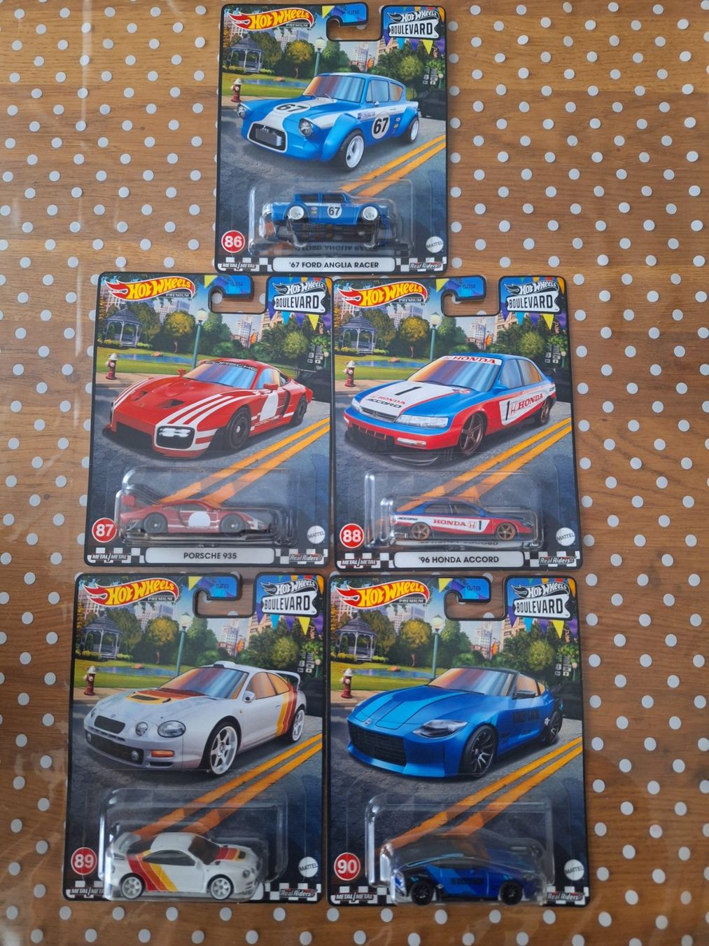 Hot Wheels Modellautos: komplettes Set Hot Wheels Premium Boulevard #86 - 90 – Neu und originalverpackt aus Adlikon von Mmartin0