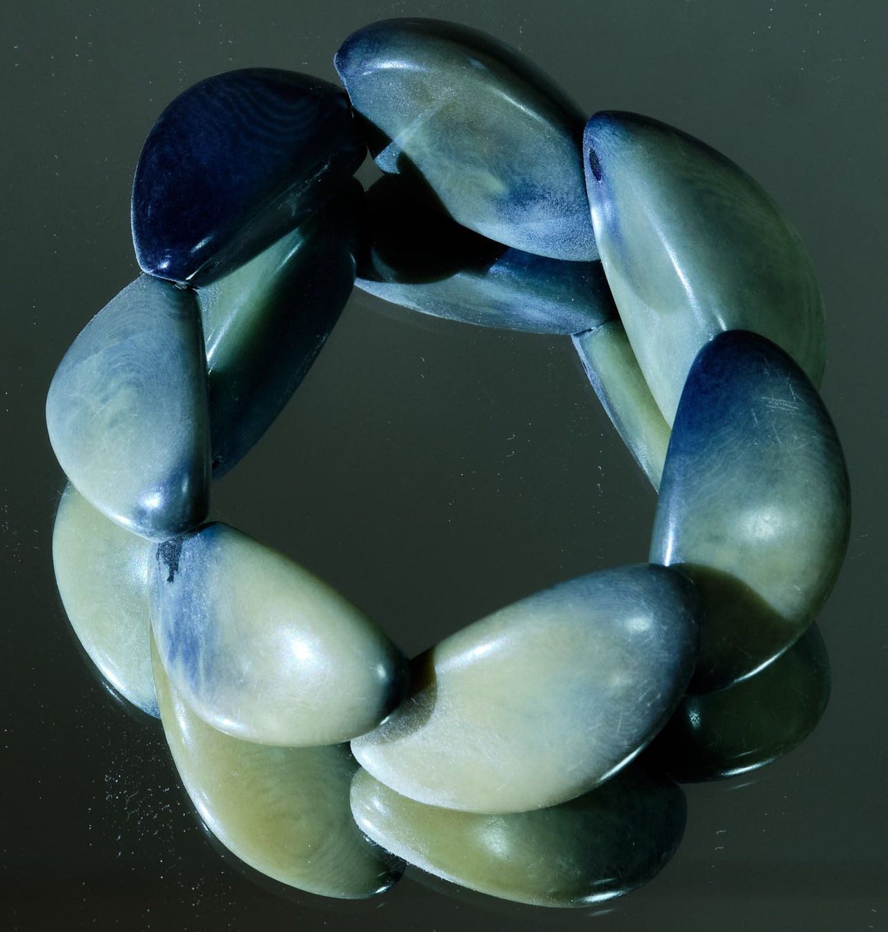 Bracciali & Braccialetti: Bracelet en bleu dégradé – Usato da Courtepin venduto da mara_1808
