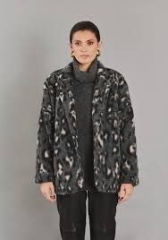 Giacche: Songe Lab Veste Mosca Gray Léopard – Nuovo e nell'imballaggio originale da Lausanne venduto da ft79