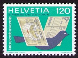 1983_D X 14_Weltpostverein_BREIFTAUBE, ANTWORTSCHEIN ! **