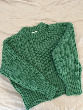 Chunky knit jumper wool blend