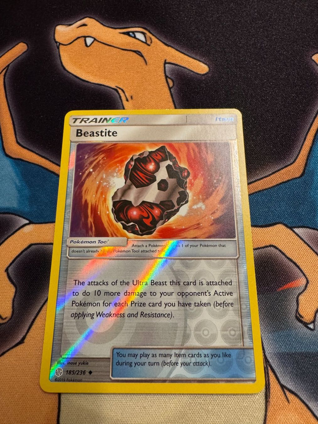 Pokémon Carte collezionabili: Beastite (CEC 185) - Reverse Holo - Cosmic Eclipse – Nuovo (secondo la descrizione) da Bülach venduto da Pfrenzel