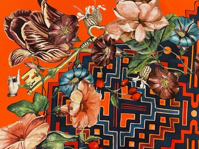 Fabric Frontline Foulards, Tücher & Schals: Foulard Fabric Frontline – Neu (gemäss Beschreibung) aus Zürich von Poppy108 2