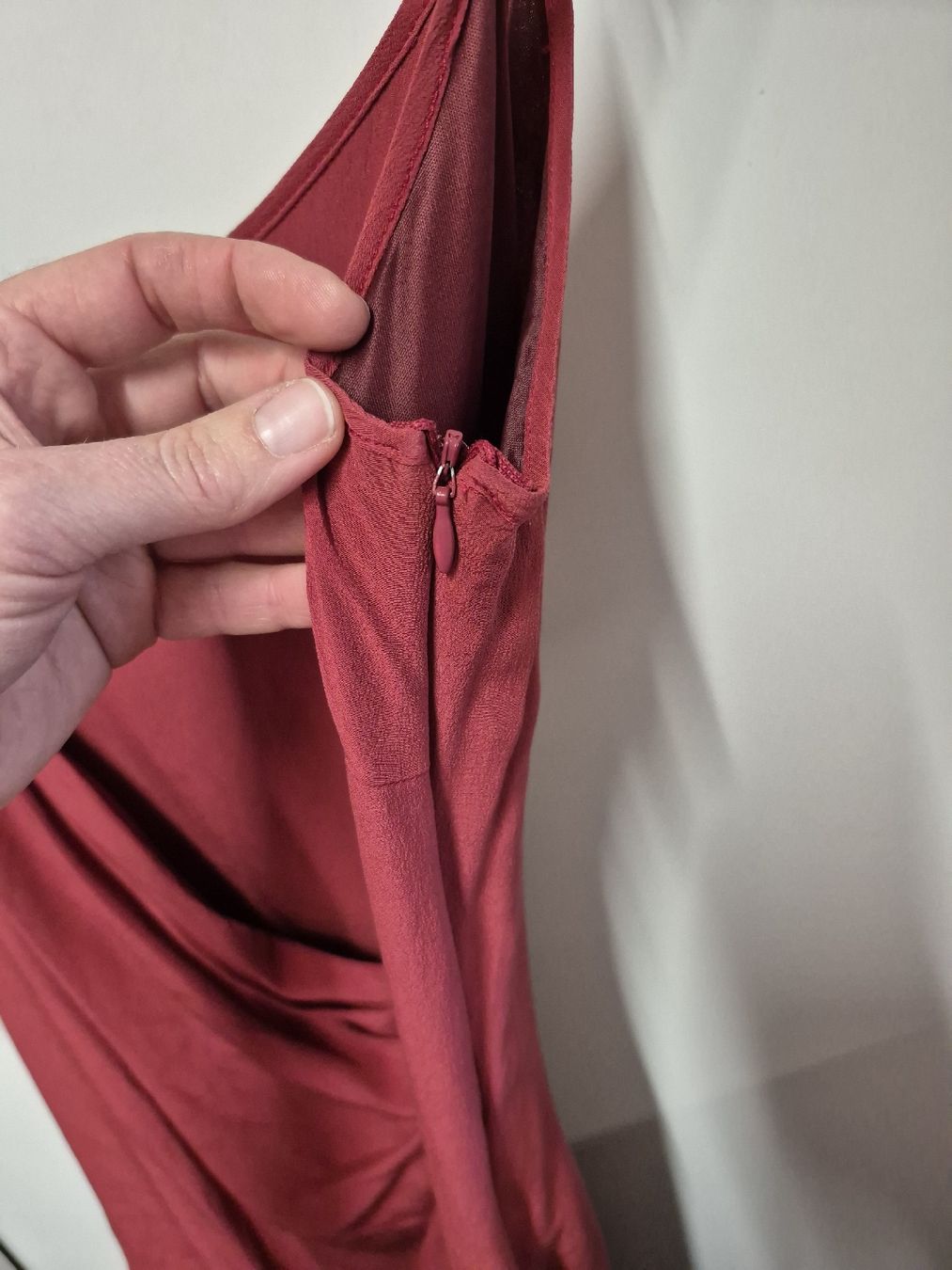 Vestiti: EXE Seidenkleid Gr.38 rot, elegant – Usato da Merligen venduto da muss_haben 5