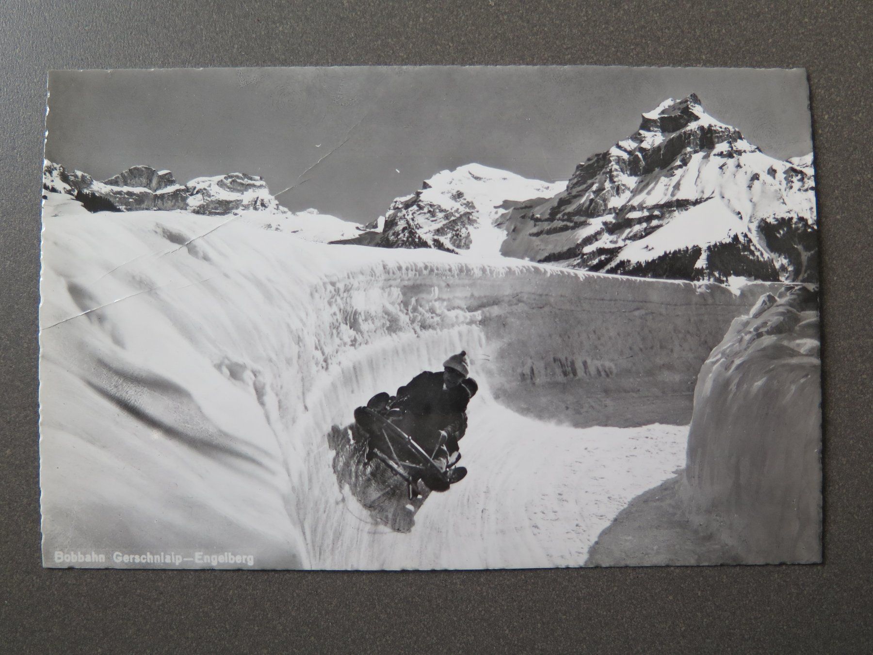 Cartoline postali: ENGELBERG - BOBBAHN GERSCHNIALP – Usato da Wittenbach venduto da lipasal