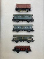 5 Märklin-Wagen, Spur H0, gebraucht