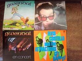 8 Schallplatten COSTELLO GWENDAL CLEGG CARS ROBIN...