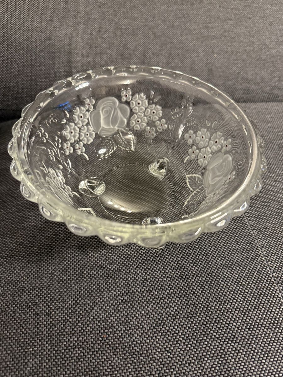 Walther Glas Ciotole: Glasschale Walther Glas Blumenmuster – Usato da Buchs SG venduto da and_d8tp 4