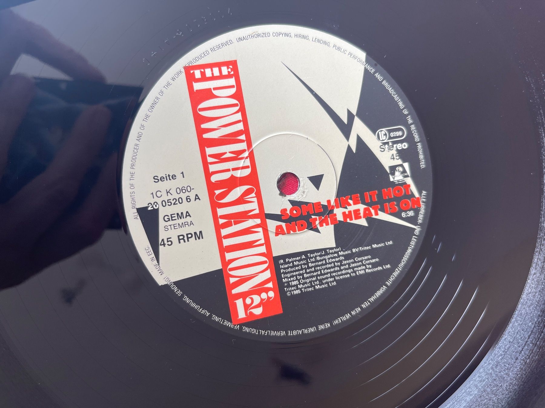 Schallplatten: A564/The Power Station - Some Like It Hot Maxi Single – Gebraucht aus Frutigen von Philippe_jsp 2