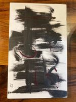 Gemäld peinture style Soulage