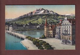 LUZERN - Pilatus vom Schweizerhof gesehen