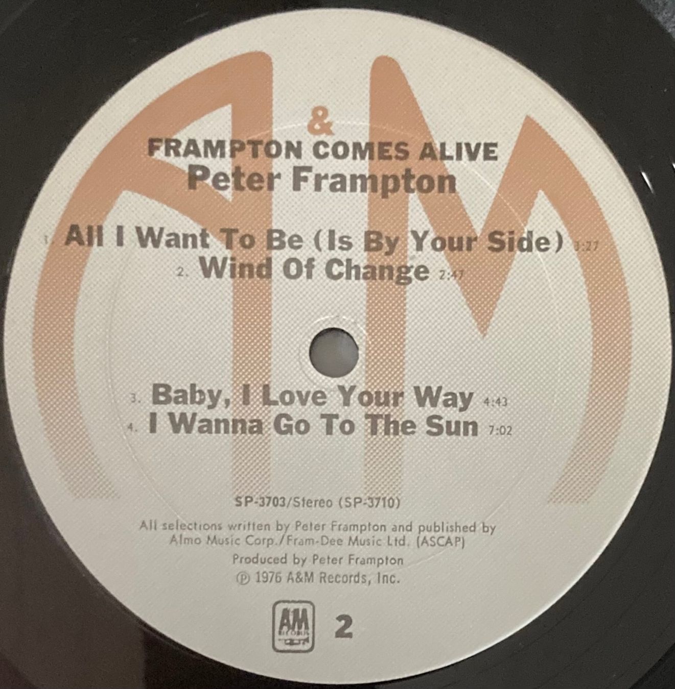 Vinyles: PETER FRAMPTON - FRAMPTON COMES ALIVE! – D'occasion à Poliez-Pittet par Newtown-Records 5