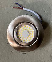6x LED Spots, Chromstahl geb., C008 6W 4000K IP44, NEUWERTIG