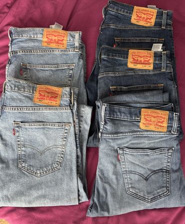 5x Levi's 502 Jeans W34 L34 Super Zustand für Frühling