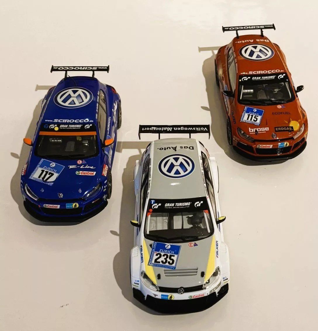 Carrera Modellini d'auto: Carrera Digital 132 VW Golf & Scirocco – Usato da Höri venduto da zilchen