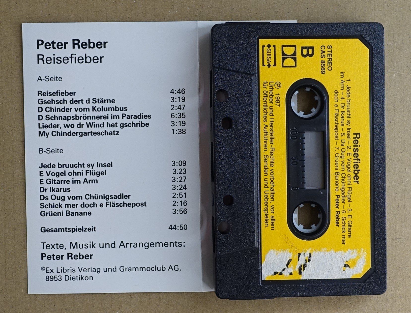 Musicassette: Peter Reber – Reisefieber – Usato da Sessa venduto da discoverymedia 1