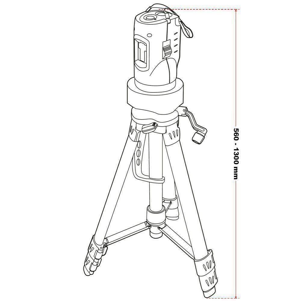 Altro per industria edile: WilTec 51714 Kreuzlinienlaser Stativ – Nuovo e nell'imballaggio originale da Bottighofen venduto da zaap 6