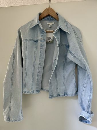 H&M Jeansjacke, hellblau, Gr. XS, neu mit Etikett