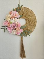 Geschenk Kranz Deko Boho Style Geburtstag Blumen
