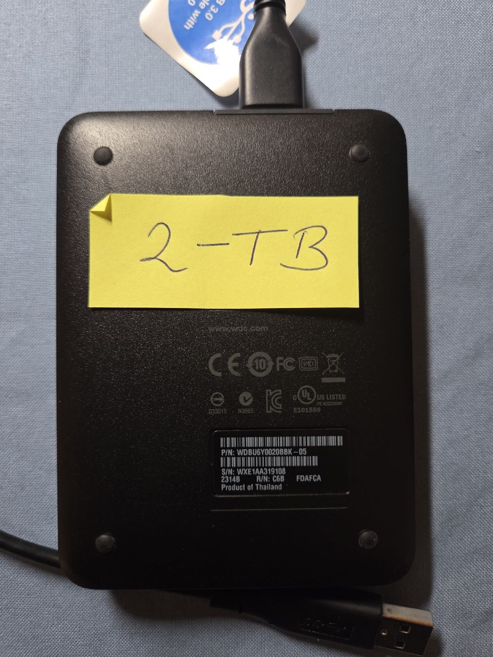 Western Digital Dischi rigidi: Externe Festplatte WD Elements 2 TB USB schwarz – Usato da Zürich venduto da Tobi76 1