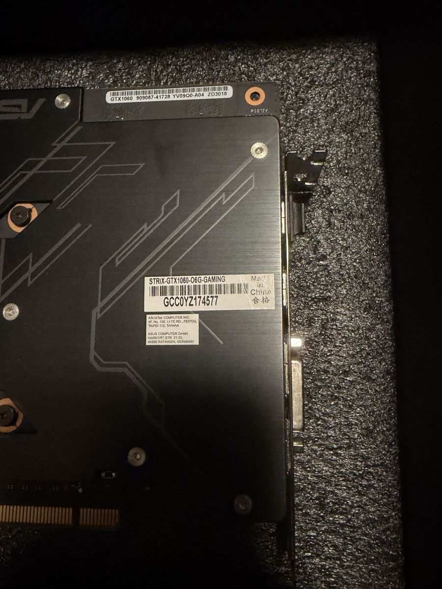 Nvidia Schede grafiche: Geforce GTX 1060 (6GB) – Usato da Schwerzenbach venduto da Chxpsyy 2