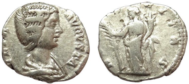Tutti le monete: JULIA DOMNA silber denar – Usato da La Sarraz venduto da classicworldcoins