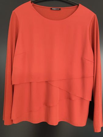 Langarmshirt terracotta Gr. 44 Frank Walder Viskose