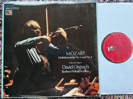 Mozart Violinkonzert Nr.3 & 4 David Oistrach  - LP GEWASCHEN