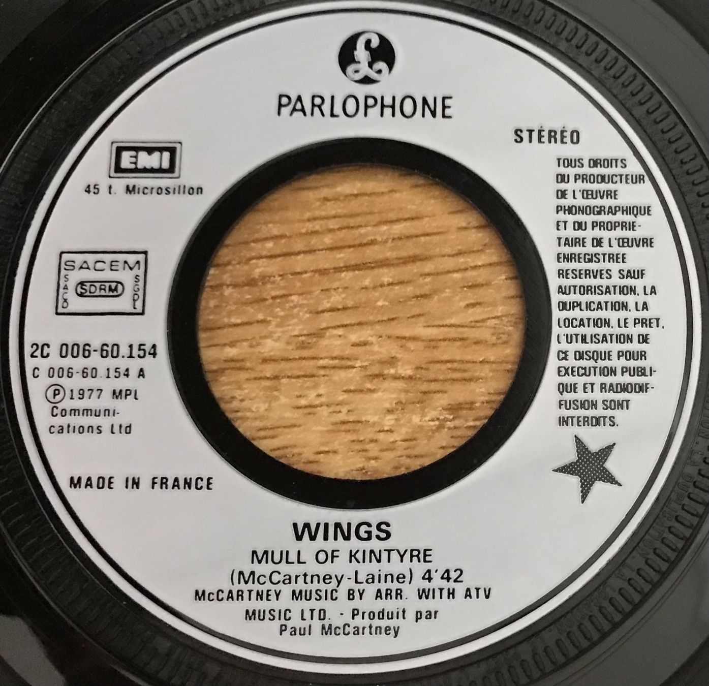 Schallplatten: WINGS - MULL OF KINTYRE – Gebraucht aus Bussigny von vinyl-pas-cher 2
