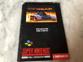 ANLEITUNG FÜR TOP GEAR SUPER NINTENDO