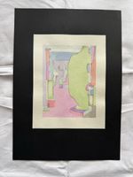 Aquarell Malerei, Unikat, Abstrakt, Pastell